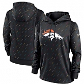 Women's Denver Broncos Nike Anthracite 2021 NFL Crucial Catch Therma Pullover Hoodie,baseball caps,new era cap wholesale,wholesale hats